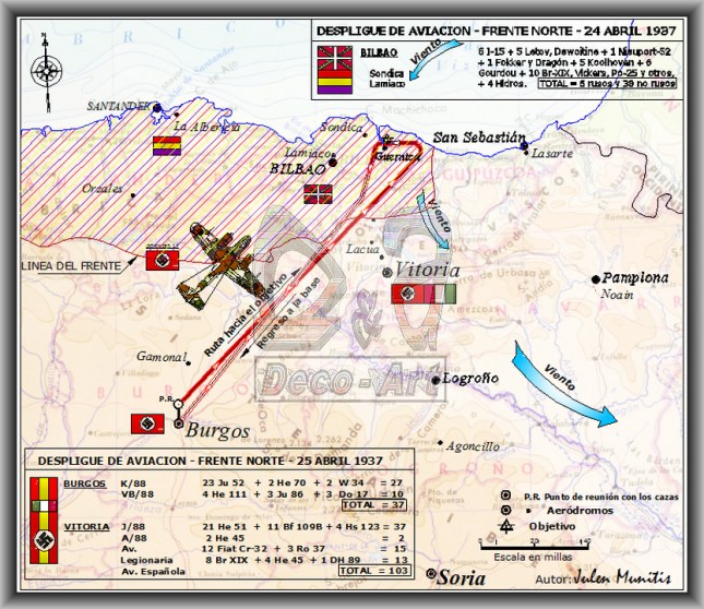 Recorrido del Donier 17